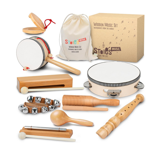 🎼 🎵Juego de Instrumentos Musicales de Madera