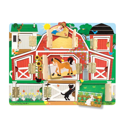 🔎🐮 Busy Board Hide and Seek Melissa & Doug