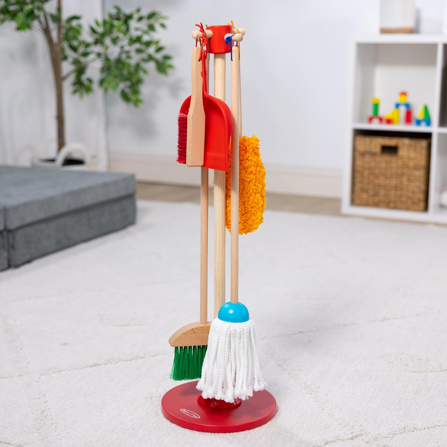 🧹🧼 Juego de Limpieza con Soporte Melissa & Doug