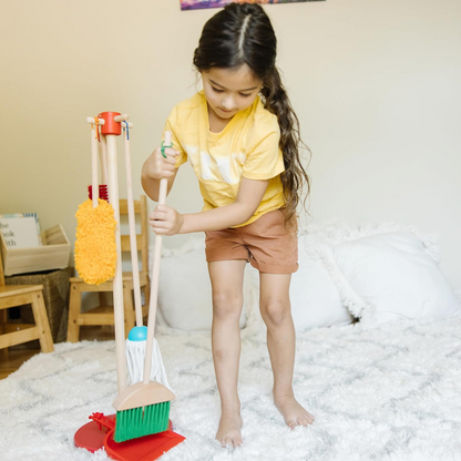 🧹🧼 Juego de Limpieza con Soporte Melissa & Doug